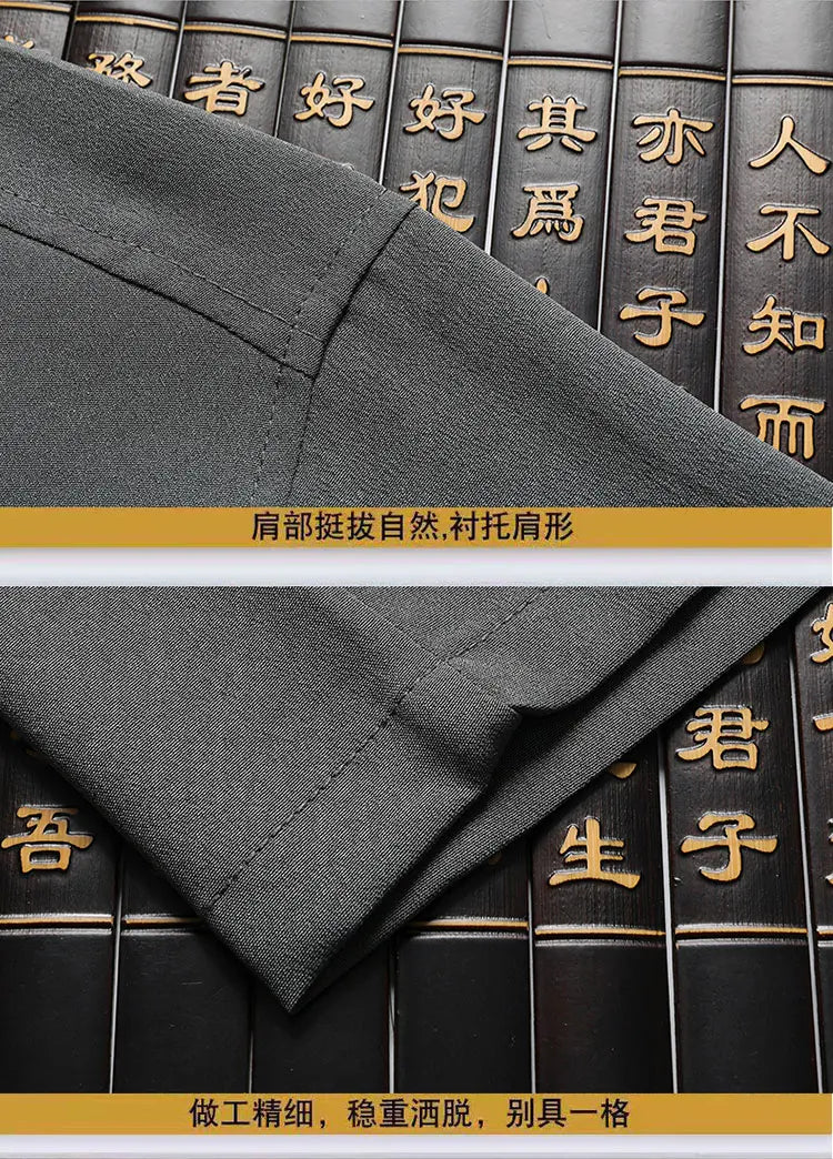 Shirts + Pants 2025 summer new style Sportswear Men's Casual Sets Male Fashion Chinese style shirts and trousers M-4XL