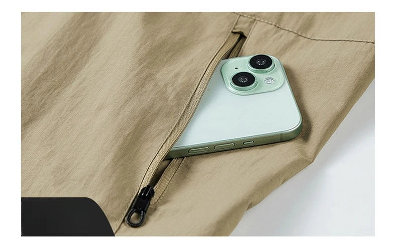 Autumn Breathable New Men's Jackets Outdoor Sports Loose Korean Casual Coat Man Stand Up Collar Classic Solid Color Windbreaker