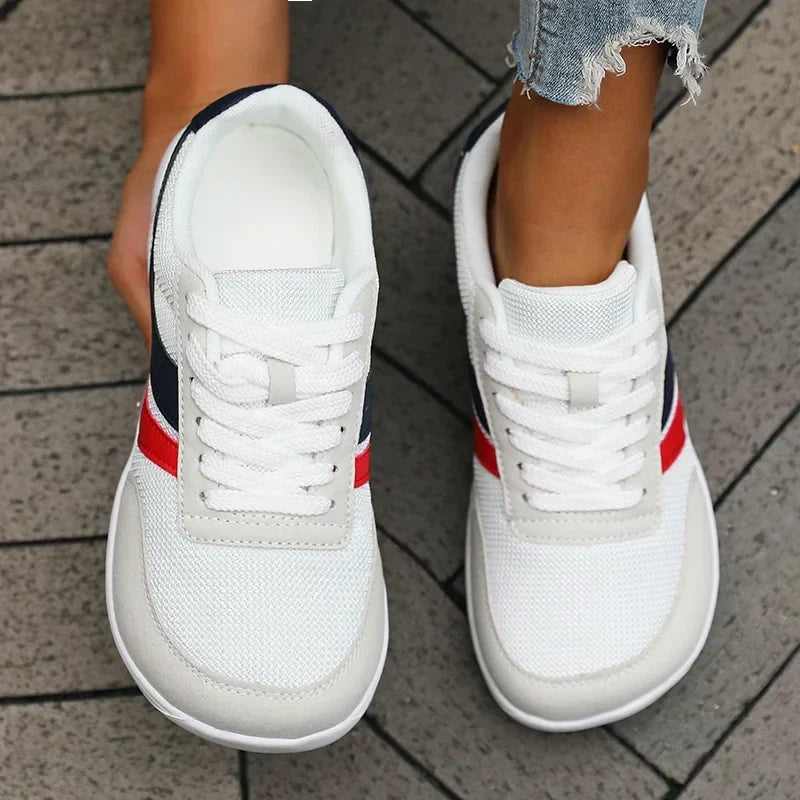 Minimalist Barefoot Shoes for Women Casual Versatile Soft Sole Wide Last Shoes Summer Breathable Comfortable Barefoot Sneakers