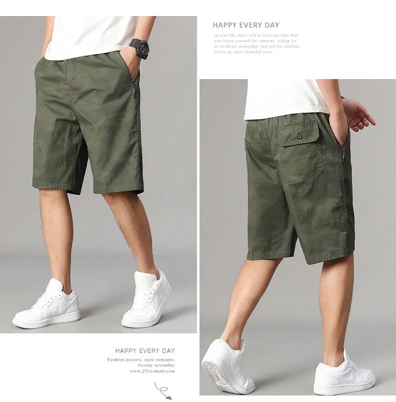 Mens Light Weight Sweat Shorts Oversized Casual Cotton Cargo Shorts Elastic Waist Drawstring Lounge Athletic Short with Pockets
