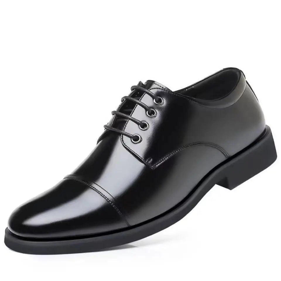 Round Toe Lace Up Business Social Shoe for Men Casual High Quality Fashion 2025 Style New Spring Autumn Dress Loafers Shoes Man