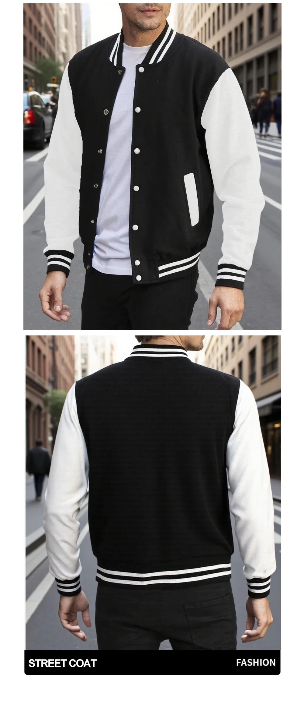 Realizing Dreams In New York Print Jacket Male Fashion Hip Hop Baseball Jersey Soft Loose Fleece Coat Unisex Street Basics Top
