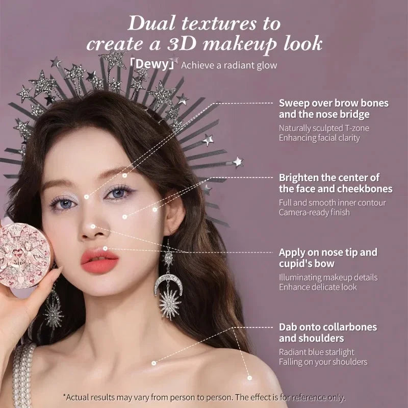 Makeup Set Little Angel Collection Make Up Gift Box Eye Shadow Blush Matte Lipstick Highlighter Full Kit All In One