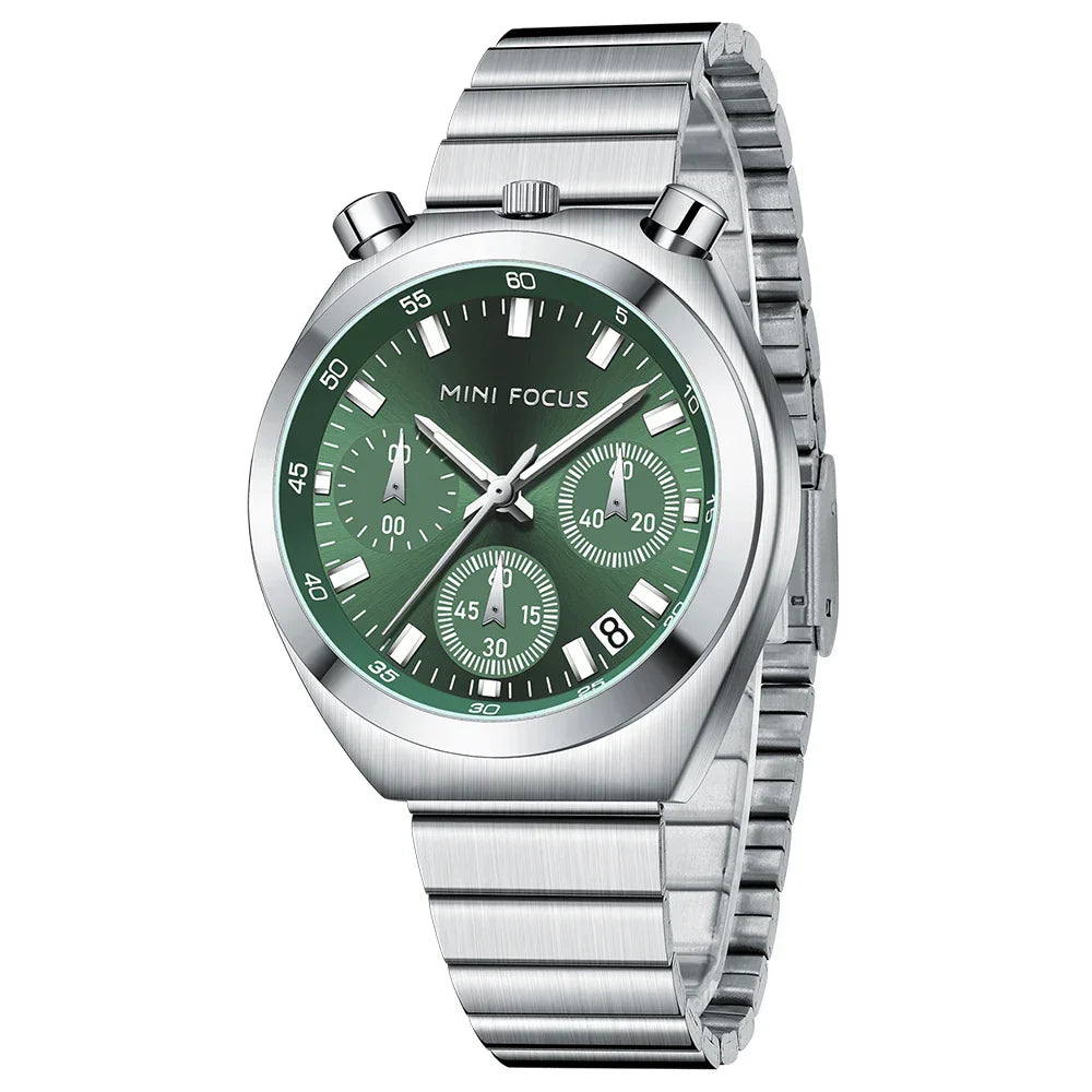 MINI FOCUS Multifunctional Panda Watch for Women Stainless Steel Casual Fashion Ladies Waterproof Quartz WristWatch Girl Gift