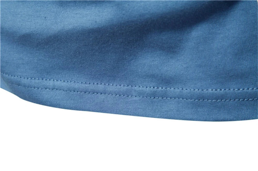 Solid Color Cotton T Shirt Men Casual O-neck Long Sleeved Mens Tshirts Spring Autumn High Quality Basic T-shirt Male