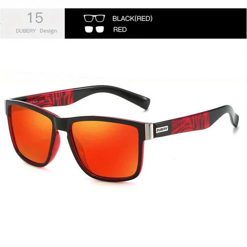 DUBERY Polarized UV400 Protection Sunglasses For Men And Women 15 Colors Model 518