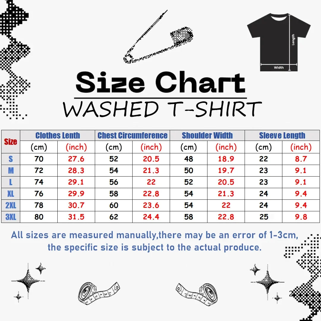 Gachiakuta Vintage Anime Washed Shirt Anime Lover T-Shirt Gift Graphic Print T-Shirt T-shirt Plus Size Cotton Casual Unisex tees