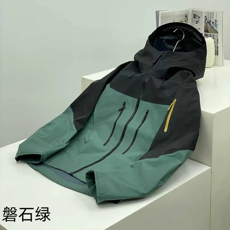 Outdoor Men's and Women's, Sports, Fishing, Mountaineering, Travel, Fashion, Camping, Leisure, Multicolor Hardshell Jacket