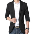 Brand Men's Casual Blazer 2025 Autumn New Fashion Slim Business Suit Coat Gentleman High-quality Men's Clothing Homme M~5XL