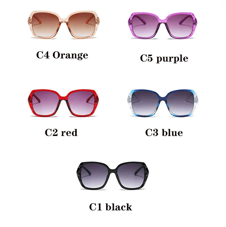 New 2022 big box polarized sunglasses han edition tide female uv web celebrity sunglasses driving round glasses female