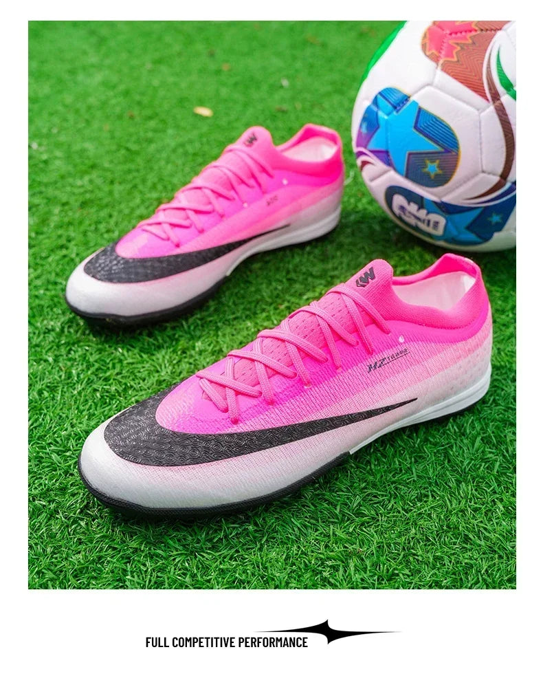 New Men Soccer Shoes Hot Sale Women Professional Football Boots Futsal Cleats Ultralight Unisex High-quality TF/FG Sneakers