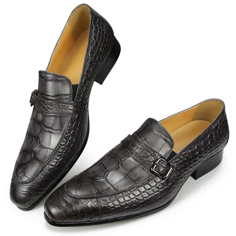 Men Genuine Leather Oxford Shoes|Formal&Casual Dress Shoes|Comfortable Driving Shoes|Handcrafted Men's Business & Party Footwear