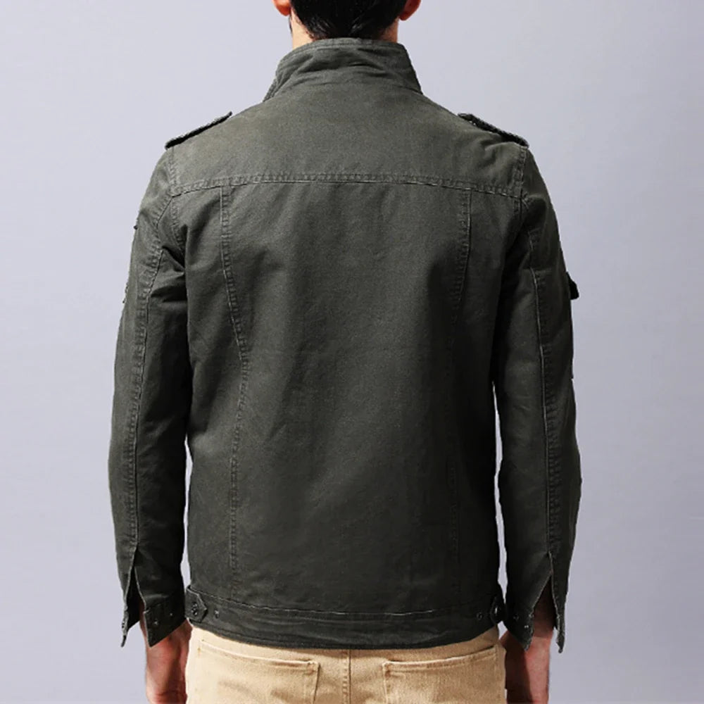 Men's Jacket Coat Casual Cotton Outdoor Quality Cotton Outwear Design Male Autumn Jacket