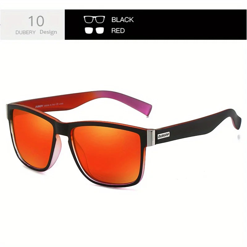 DUBERY Polarized UV400 Protection Sunglasses For Men And Women 15 Colors Model 518