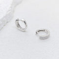 Hoops s925 Sterling Silver Full Real Moissanite Earrings Women Sparkling Dimoand Earring Jewelry Gift Certificate