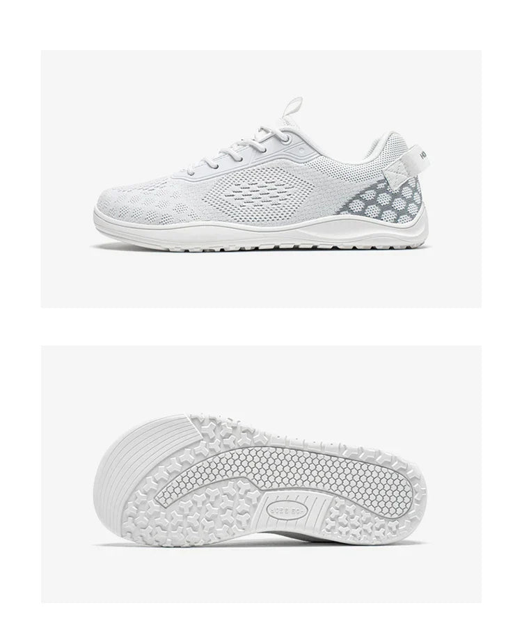 Knit Barefoot Shoes Unisex Zero Drop Wide Toe Sneaker Minimalist Breathable Causal Walking Shoes
