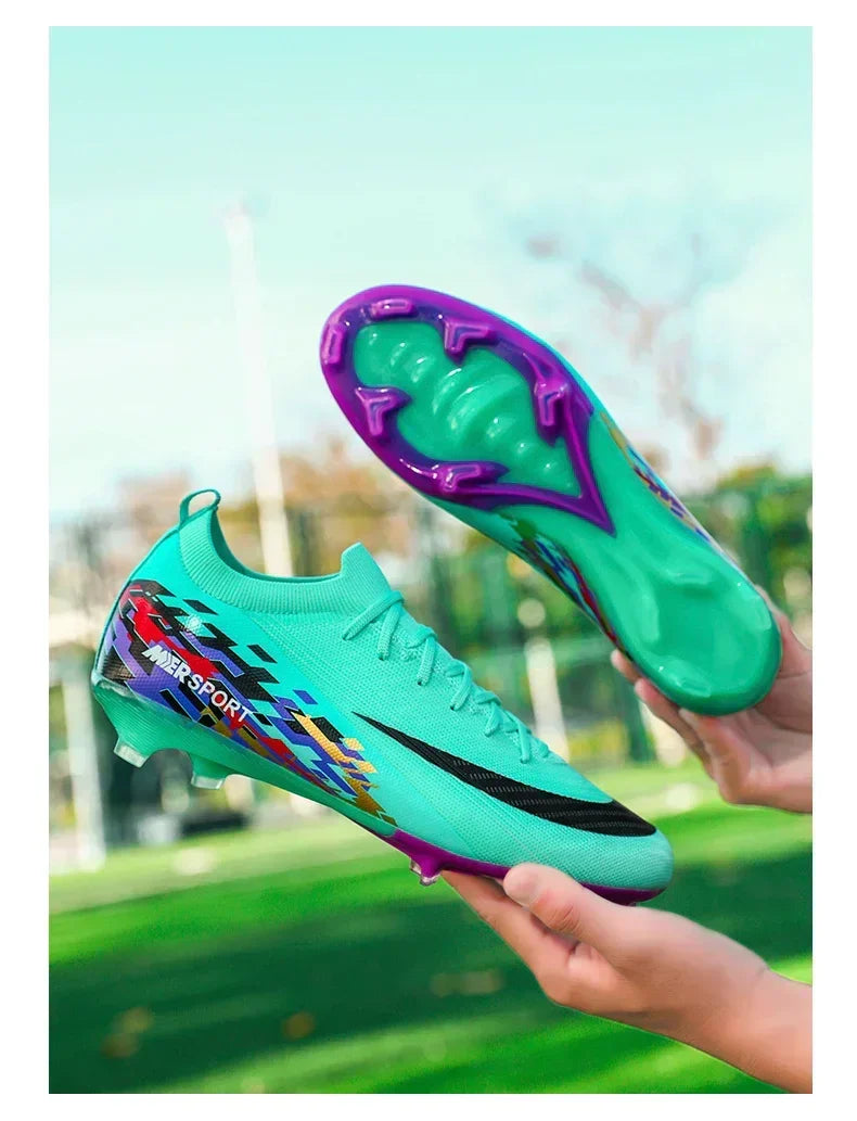 New Men Football Boots Unisex Non-Slip Outdoor Match Adult Comfortable Cleats Ultralight Soccer Shoes Sport Grass High-quality