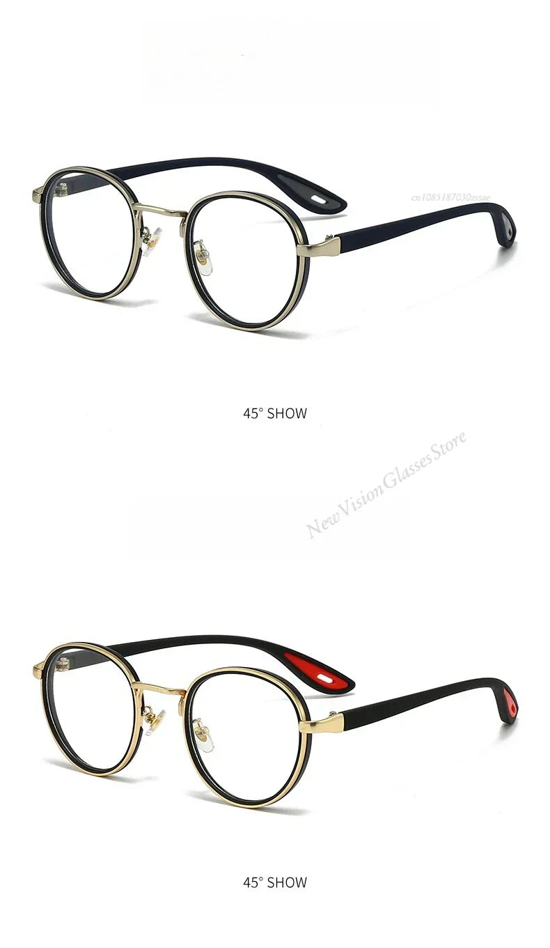 Vintage Designer Outdoor Sunglasses Men Round Fashion Plastic Titanium High Quality Sun Glasses Man UV Protection Glasses Woman