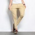 Men Fashions Casual Pants Men Straight Slight Elastic Trousers