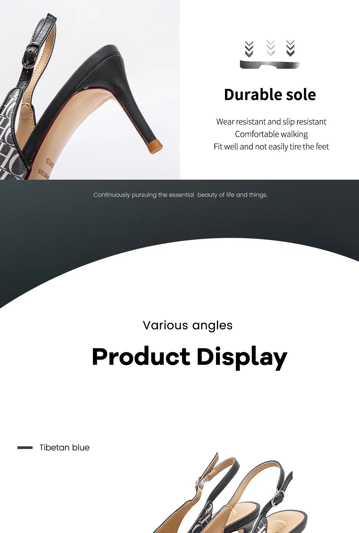 Women's Sandals Summer New Style Women's Vacation Heels