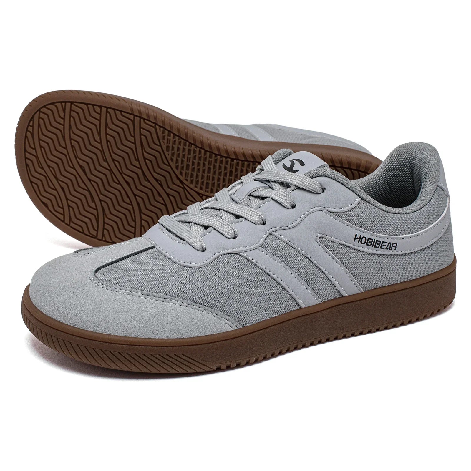 Wide Toe Shoes Mens Womens Minimalist Fabric Sneaker Lace Up Casual Walking Shoes