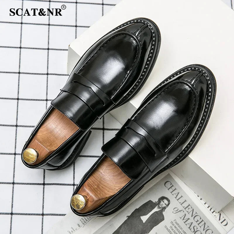 Men's Formal Leather Dress Shoes – Classic Business Footwear for Office & Events EU 40–48