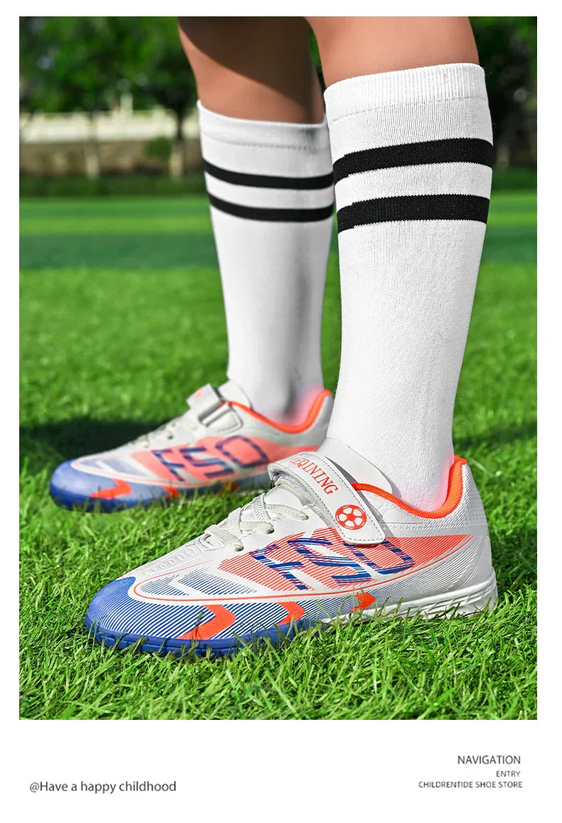 Kids Soccer Shoes School Football Boots Professional Cleats Grass Training Sport Footwear Boys Outdoor Futsal Soocer Boots 30-38