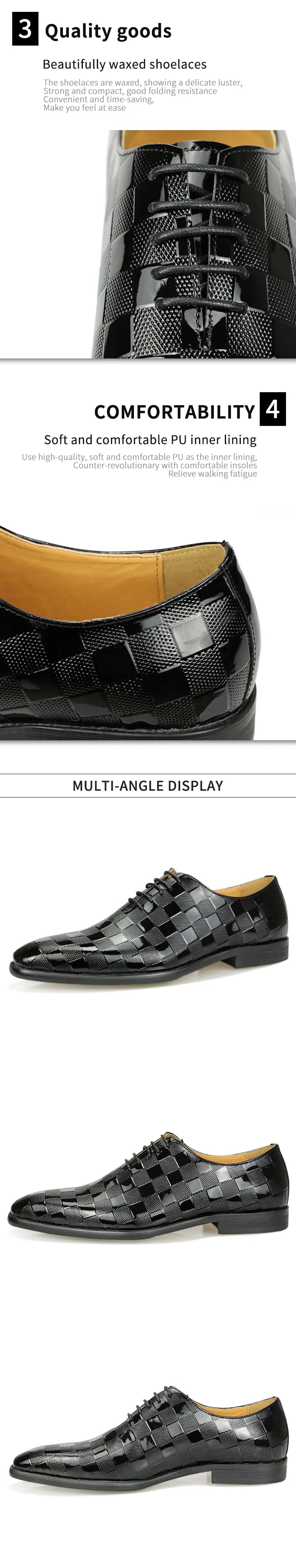 Fashion New High Quality Genuine Leather Shoes Men's Black Formal Dress Wedding Footwear Gentleman Style Loafers Handmade