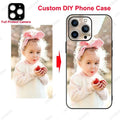 Custom Matte Case for iPhone 17 16 15 14 13 12 11 Pro Max Mini SE XS XR 7 8 Plus DIY Personalized Photo Picture Soft Cover Funda
