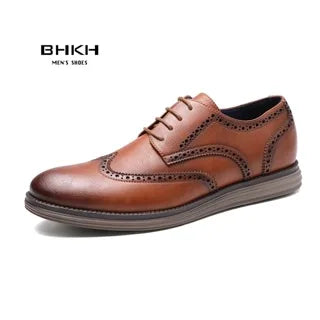 Male Sneakers Autumn/Winter traf Leather Men Casual Shoes Business Work Office Lace-up Dress shoes For Men Size47