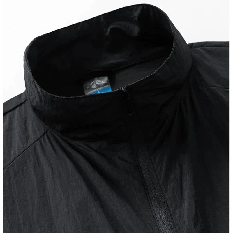 Oversize 7XL 8XL Summer UV Sun Protection Light Jacket Men Outwear Sport Cycling Hiking Fishing Coat Men Resistant Skin Clothing