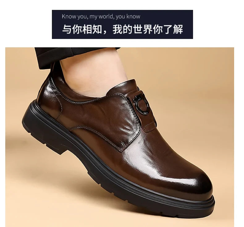 Business Men Shoes Patent Leather Man Brogues Shoes Fo Man Dress Shoe Loafers Pointed Toe Male Moccasins Plus Size Shoes for Men