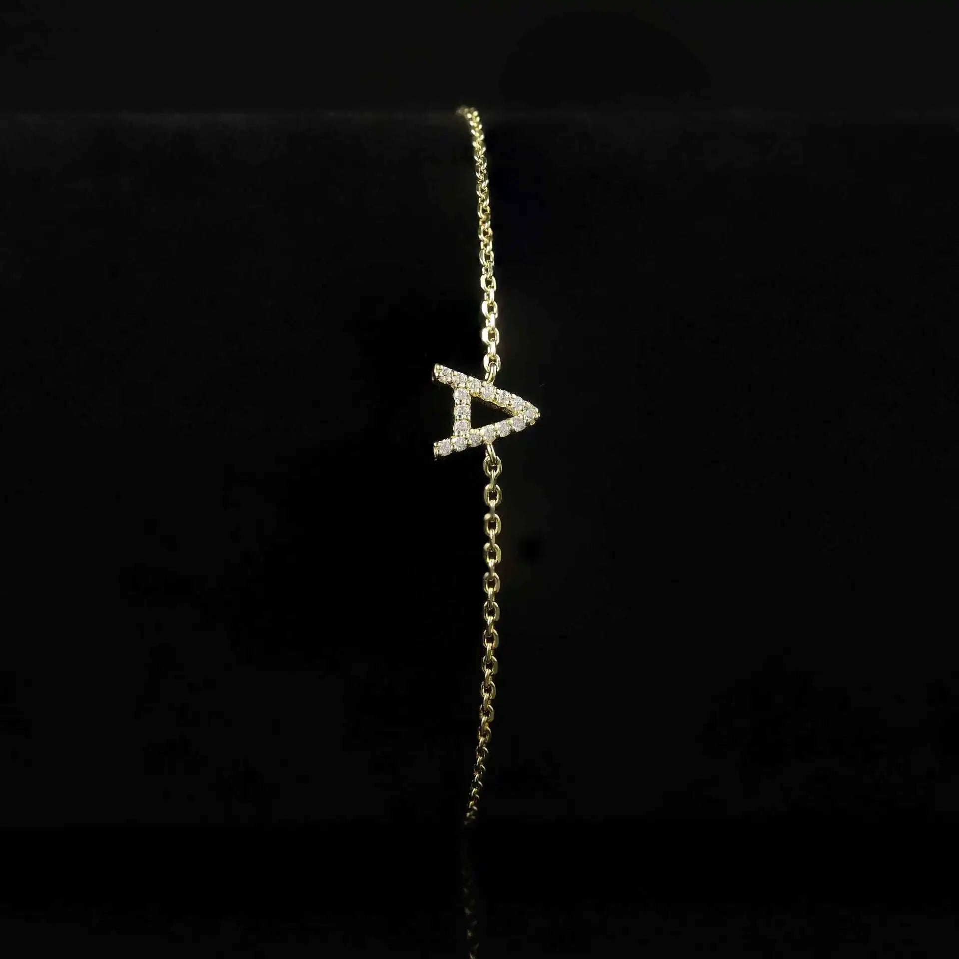 2.5mm Moissanite Bracelets For Women S925 Silver 18K Gold Plated Emerald/Pear Cut Lab Diamond HandChain Party Fine Jewelry