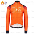 Grenadier Winter Cycling Jackets Long Sleeves Fleece Cycling Clothing MTB Cycling Bib Pants Set Warm Road Bike Sportswear