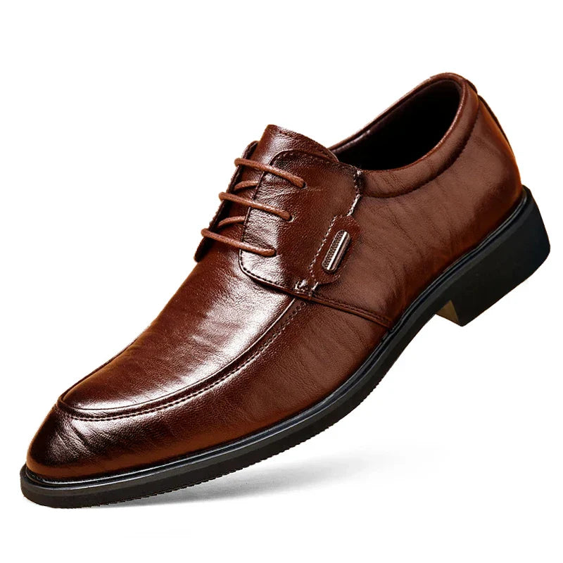 Men's Lace-Up Oxford Shoes outdoor Leather Business dress Formal shoes office Footwear big size 48 49 50