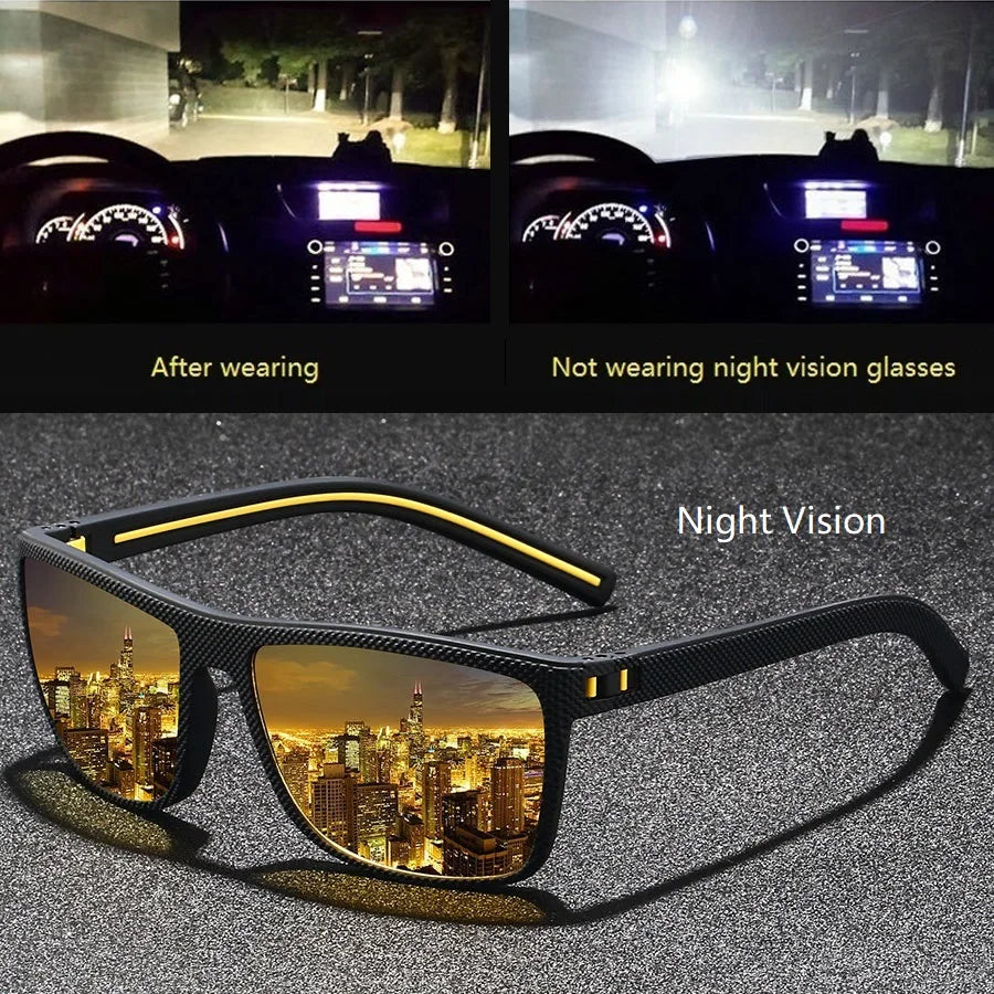 Classic Vintage Check Pattern Square Sunglasses Men Women Fashion Fishing Driving Man Sun Glasses UV400 Retro Eyewear