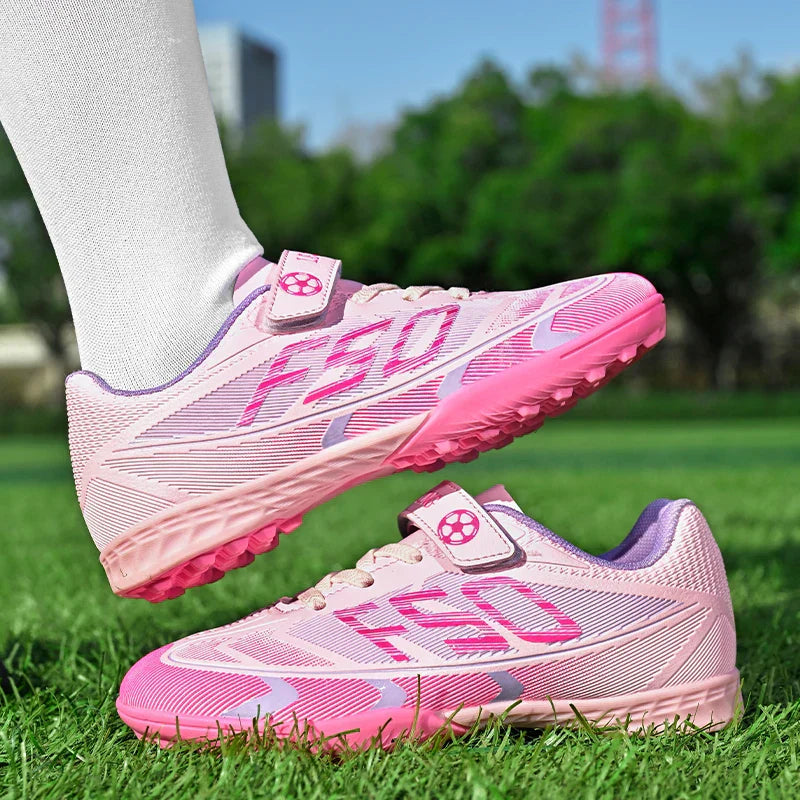 New Kid Match Boys Football Boots Sneakers Professional Non-Slip Sports Shoes Match Soccer Shoes Outdoor Comfortable Unisex