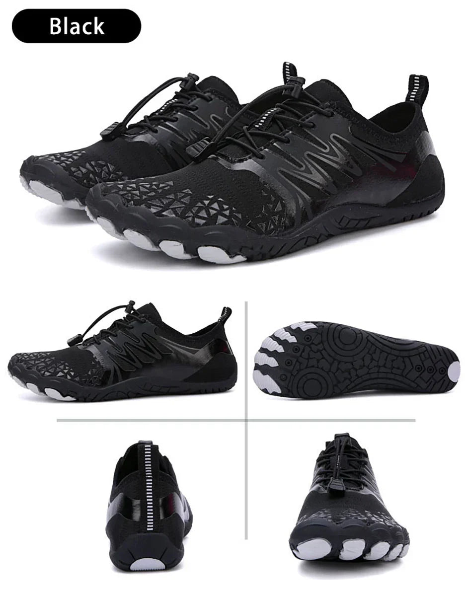 Men Women Barefoot Outdoor Aqua Shoes Couple Quick-drying Wading Beach Swimming Fitness Cycling Sports Water Sneakers