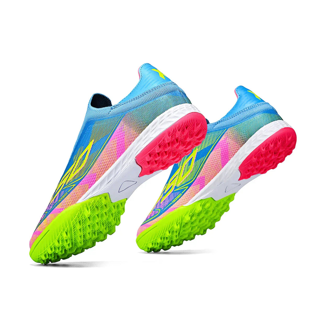 Breathable men's soccer shoes TF with broken nails, outdoor sports shoes, wear-resistant and non slip, suitable for all seasons