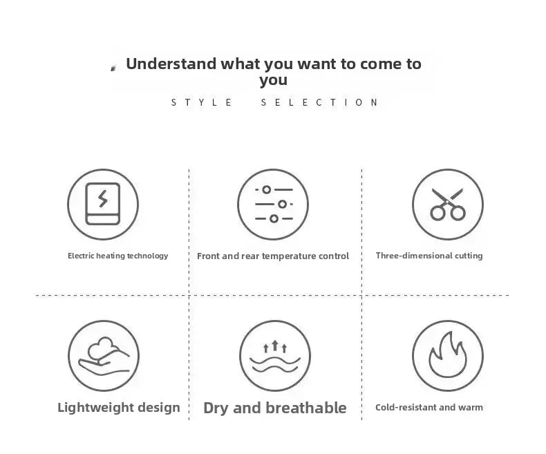8 Areas Intelligent Electric Heating Polar Fleece Jacket Men's Winter Smart USB Constant Temperature Graphene Fleece Warmth Coat