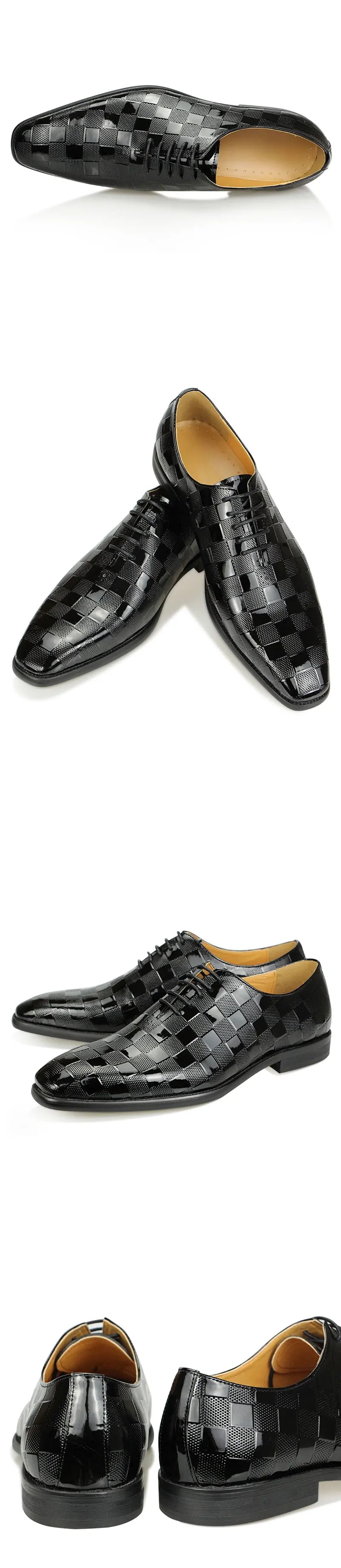 Fashion New High Quality Genuine Leather Shoes Men's Black Formal Dress Wedding Footwear Gentleman Style Loafers Handmade