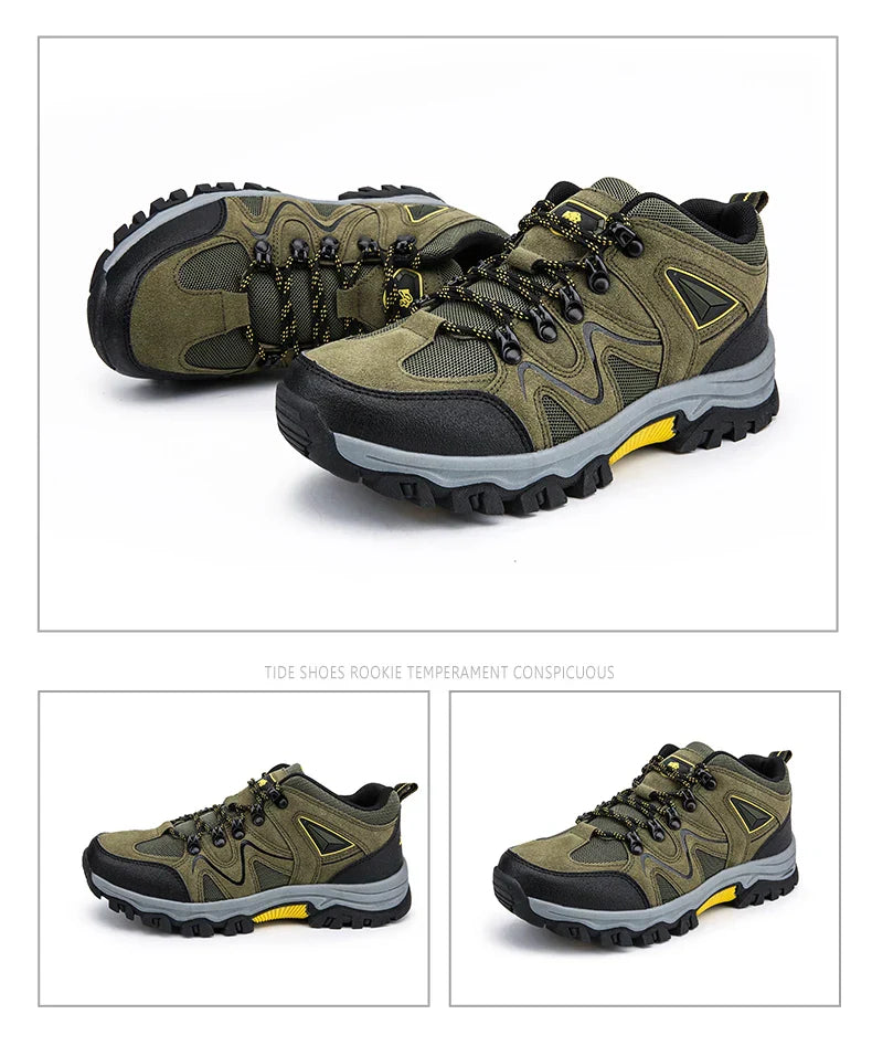 Men's Hiking Anti-velvet Outdoor Hiking Shoes Travel Hiking Sports Shoes Outdoor Sports Casual Shoes