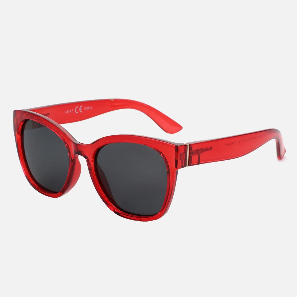 Fashion Cateye Polarized Sunglasses for Women - Oversized Sun Glasses UV400 Protection Retro Shades Designer Style