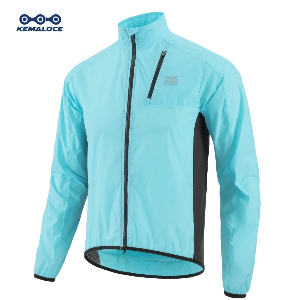 Cycling Jacket Windproof Men 2026 Ultralight Long Sleeve Bike Jersey Black&Yellow Lightweight MTB Sports Windbreaker