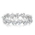 Marquise/Pear/Round Cut Full Moissanite Diamond Bracelets for Women 925 Silver Luxury Bridal Wedding Bracelet With Certificate