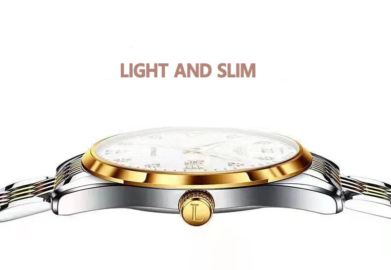 Luxury Woman Watch Waterproof Stainless Steel Luminous Date Ladies Watch Fashion Simple Casual Women’s Quartz Watches