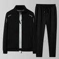 2025 Spring Autumn Sweatshirt SweatPants Trousers For Men Set Two Piece Black Tracksuit Hip Hop Streetwear Running Sport Clothes