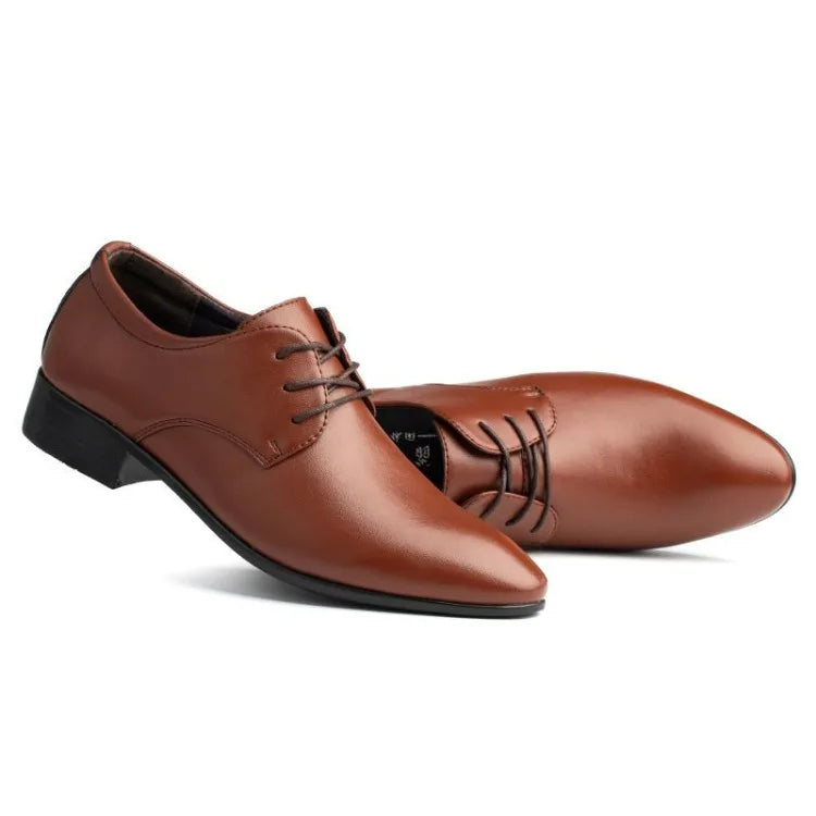 Men's Red Patent Leather Wedding Groomsmen Shoes Low Block Heel Business Formal Dress Shoes Trendy Casual Footwear