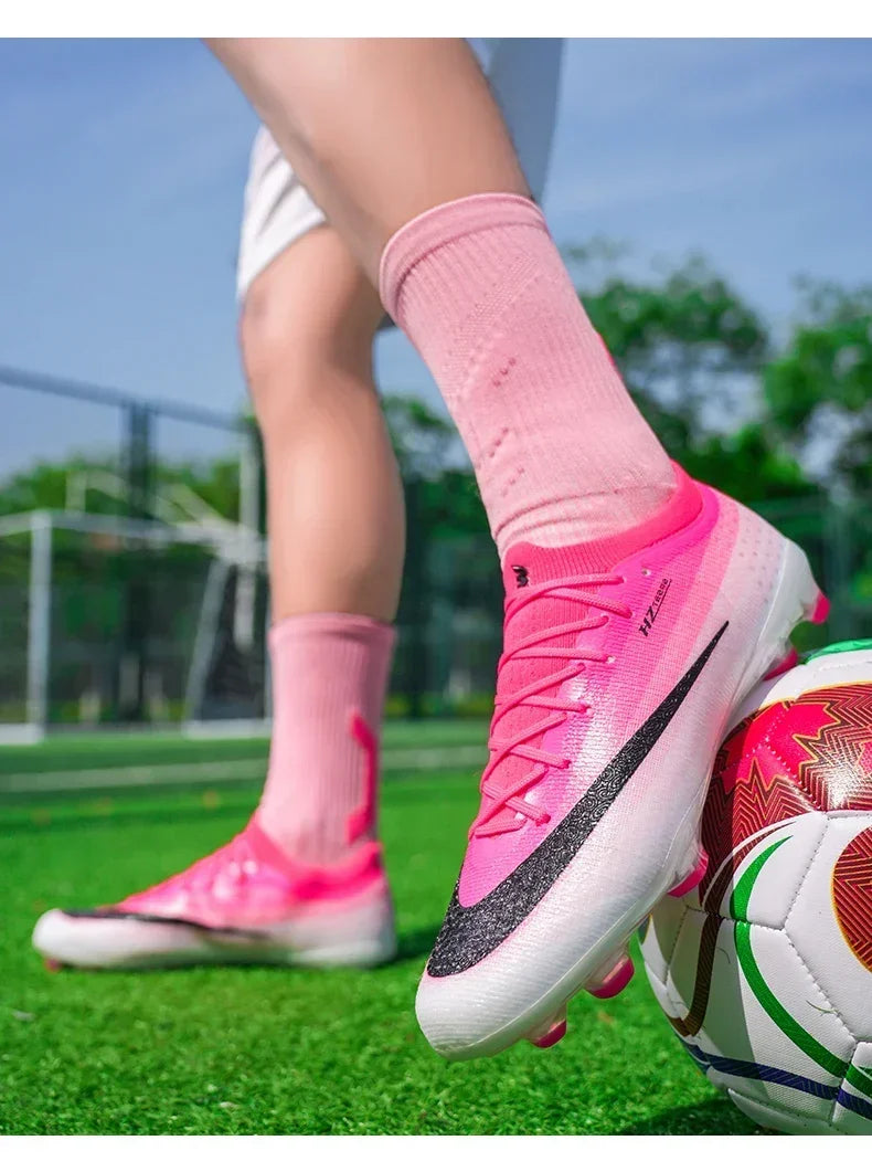 New Men Soccer Shoes Hot Sale Women Professional Football Boots Futsal Cleats Ultralight Unisex High-quality TF/FG Sneakers
