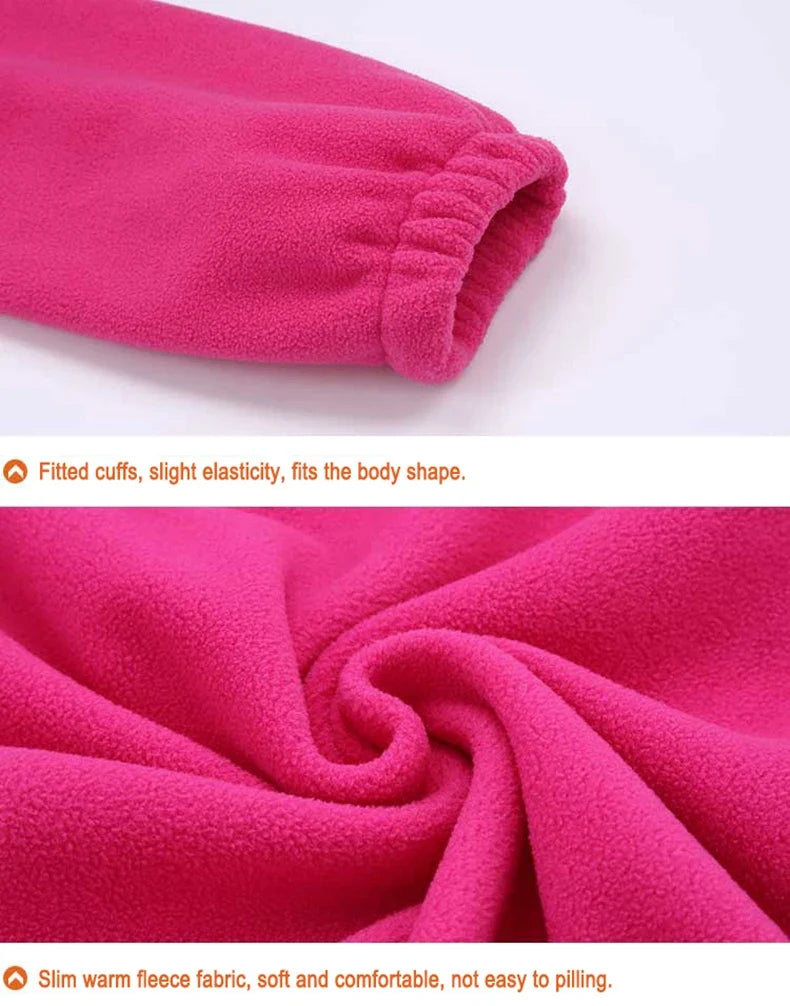 Winter Polar Fleece Jackets Women Windproof Thermal Soft Shell Jacket Outdoor Hiking Camping Skiing Climbing Warm Coat